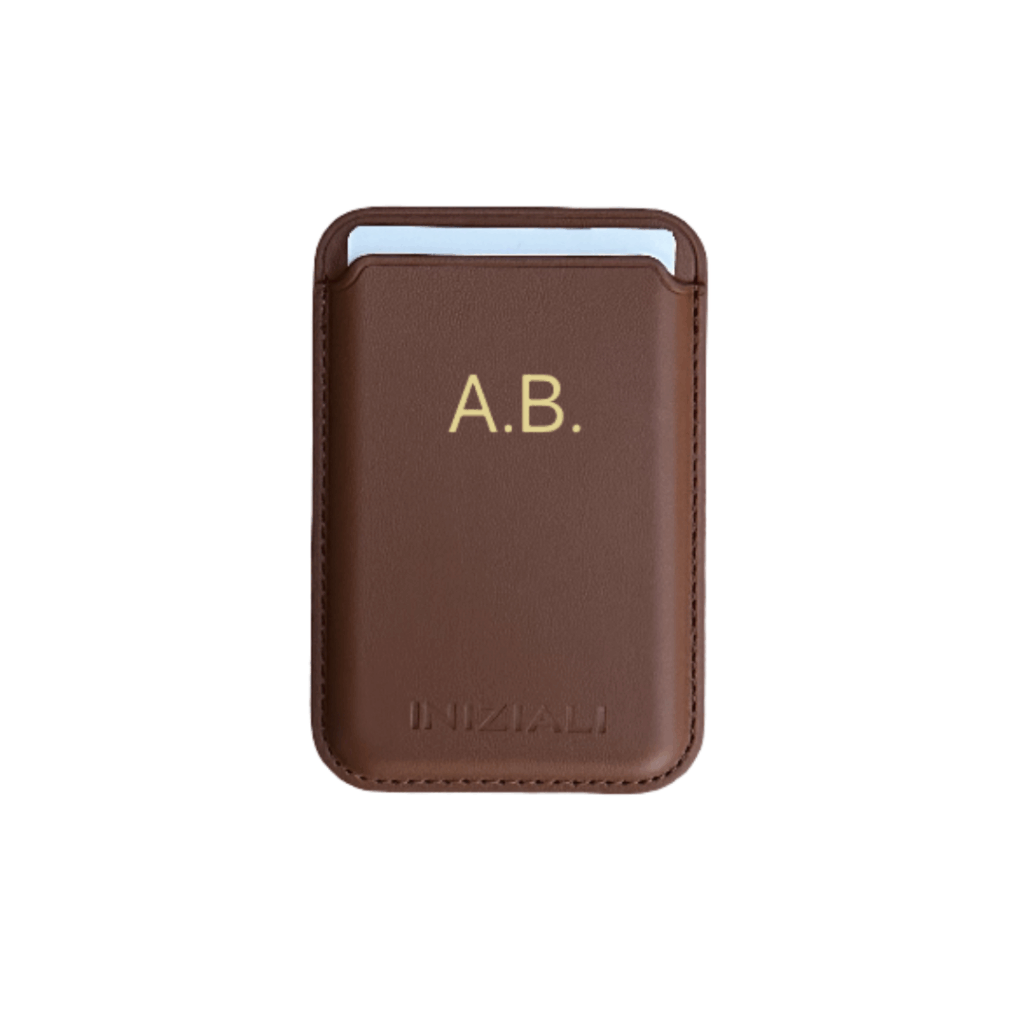iniziali magnetic wallet space grey